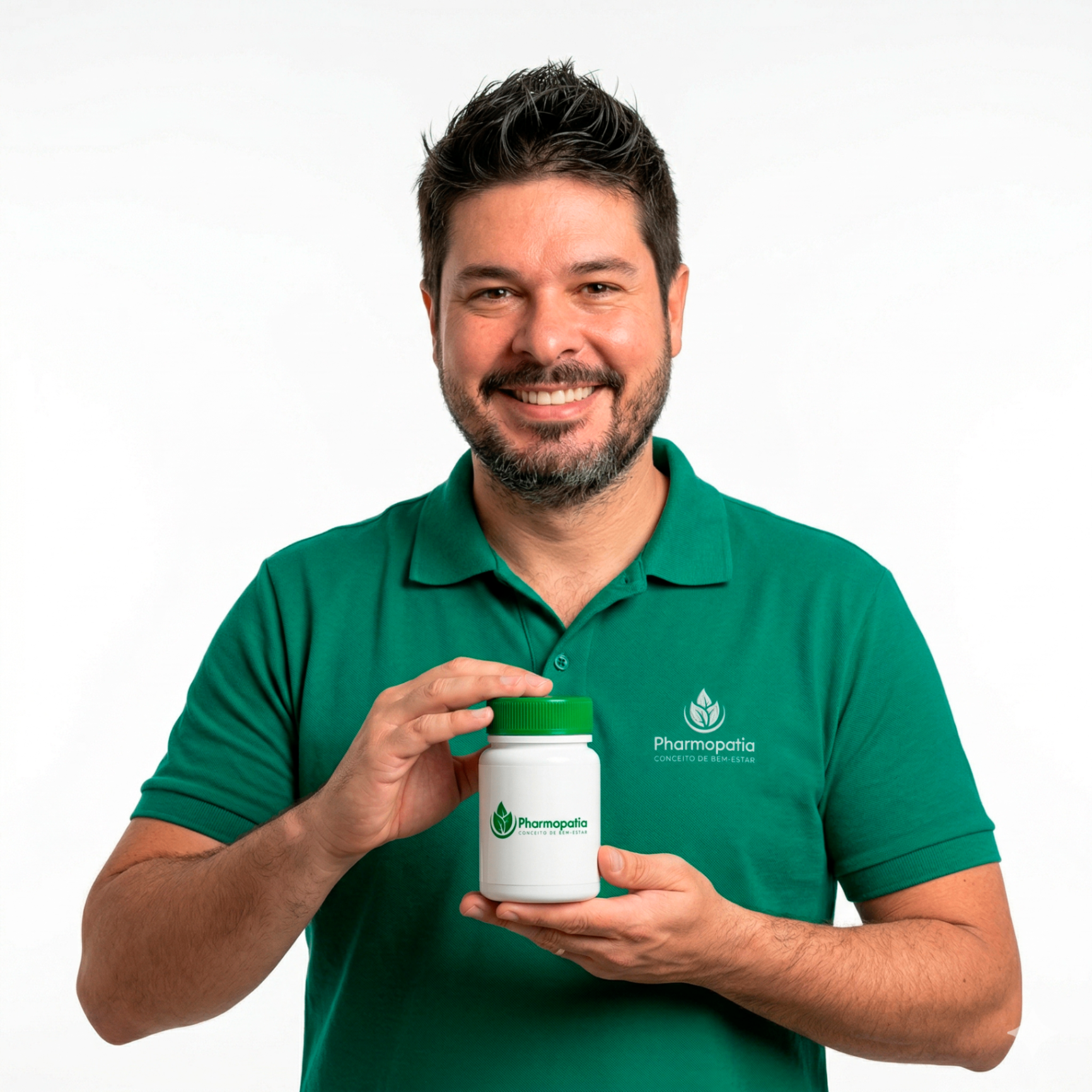Lucas Rodrigues Lopes e seu pai, fundadores da Pharmopatia